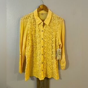 NWT Reba Button Down